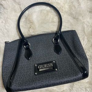 Guess Grey & Black Purse